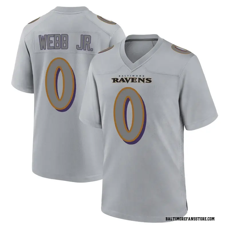 Youth Gray Game Lardarius Webb Jr. Baltimore Atmosphere Fashion Jersey